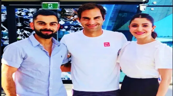 Virat Kohli meets Roger Federer