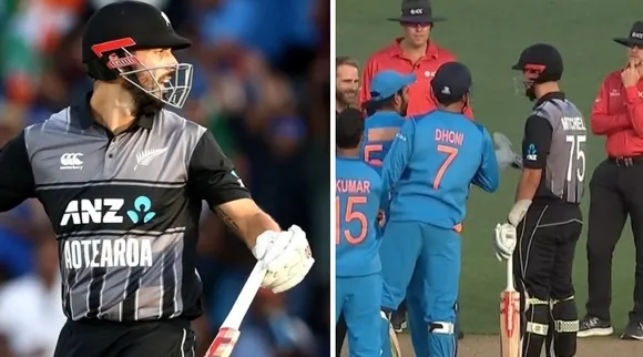 The bizarre LBW dismissal involving Daryl Mitchell that created controversy in 2nd T20I