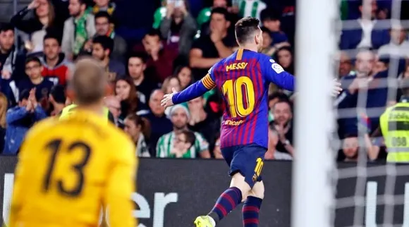 Lionel Messi breaks Cristiano Ronaldo’s record with hat-trick against Real Betis