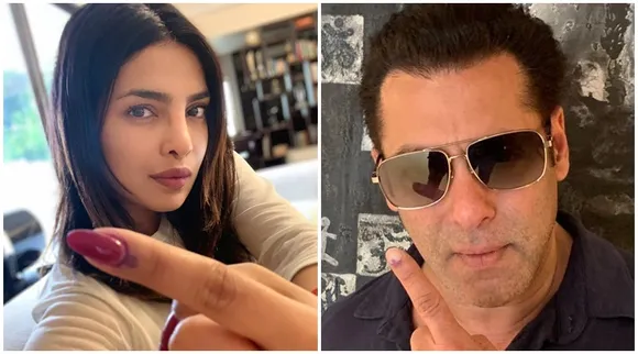 Bollywood stars casting vote in Lok Sabha Election 2019