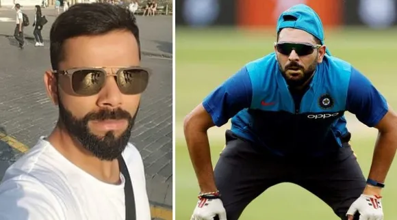 Yuvraj Singh leaves a cheeky comment on Virat Kohli's 'flashback' photo