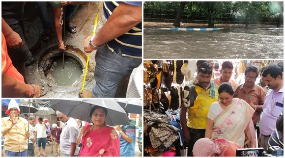 kolkata rains waterlogging