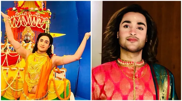 Bengali television Sree Chaitanya actor at ISKCON Mayapur Rathyatra