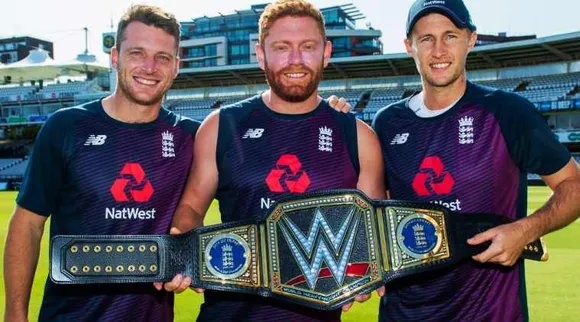 World champions England receive WWE Championship belt