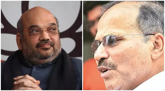amit shah, adhir chowdhury, অমিত শাহ, অধীর চৌধুরী