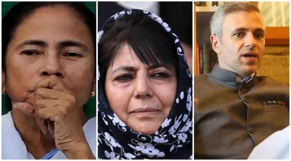 mamata, mehbooba mufti, omar abdullah, মমতা, মেহবুবা মুফতি, ওমর আবদুল্লা