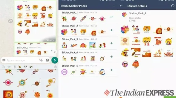 Rakhi Whatsapp Stickers, Raksha Bandhan Whatsapp Stickers