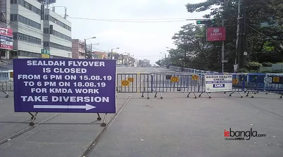 sealdah flyover closed