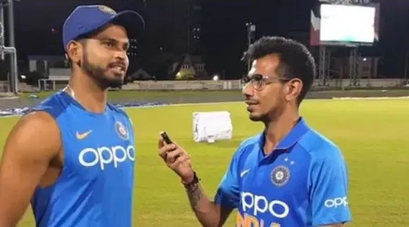 shreyas iyer and yuzvendra chahal