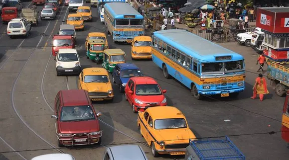 traffic in kolkata