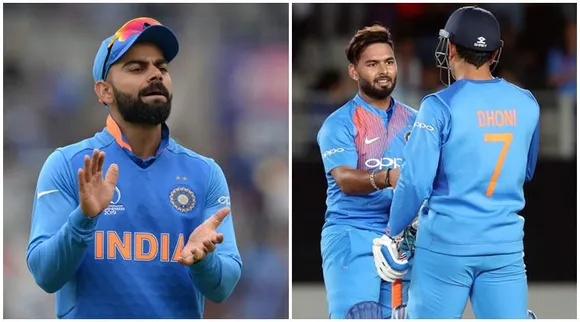 virat kohli, rishabh pant and ms dhoni