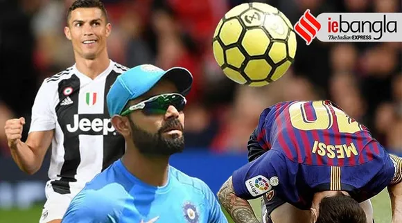 Virat Kohli pick his favourite between Cristiano Ronaldo and Lionel Messi