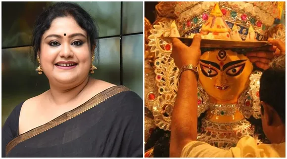 Actress Sanghasri Sinha Mitra shares history of her in-laws Darzipara Mitra Bari Durga Puja