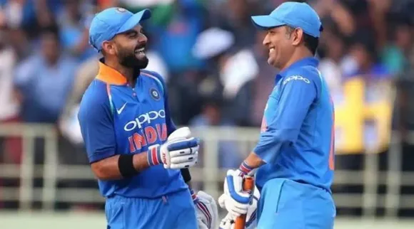 ms dhoni and virat kohli