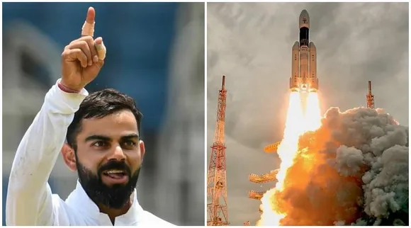 virat kohli and chandrayaan