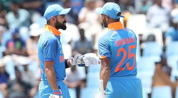 virat kohli and shikhar dhawan