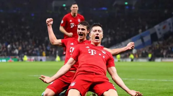 Bayern Munch thrasing Spurs 7-2