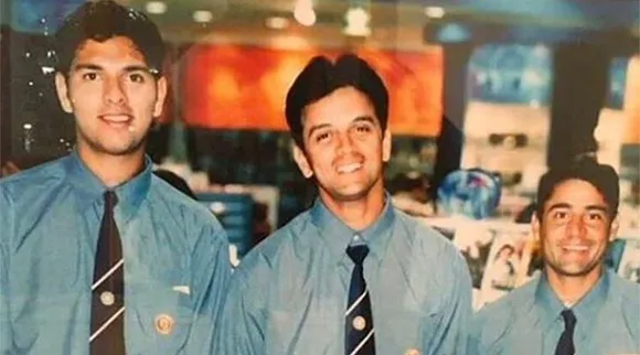 Yuvraj Singh shared a picture with Rahul Dravid and Vijay Dahiya on Instagram