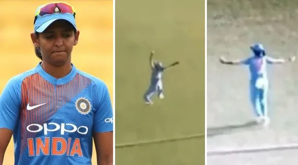 Harmanpreet Kaur’s stunning one-handed catch
