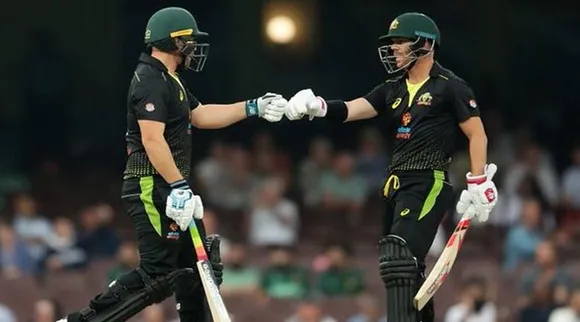 Aaron Finch and David Warner