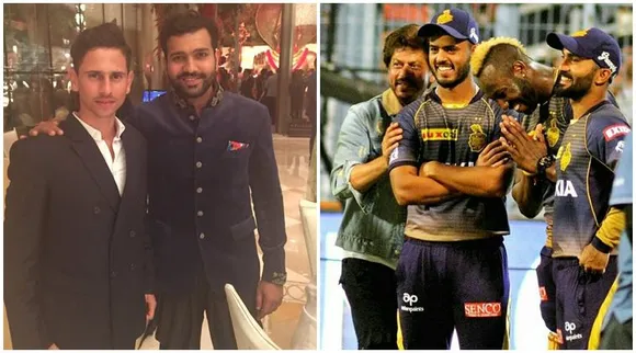 Shahrukh Khan KKR Andre Russell Rohit Sharma Siddesh Lad
