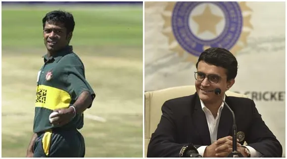 Sourav Ganguly and Hasibul hossain Shanto