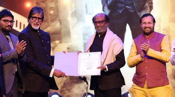 Superstar Rajinikanth receives Icon of Golden Jubilee award in IFFI 2019