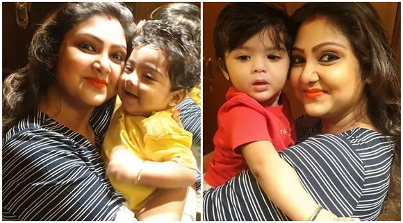 Bengali Film and TV actors with their children