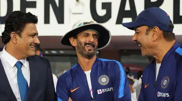 Ravi Shastri shares picture with 'one of India's greatest' Anil Kumble, gets trolled again