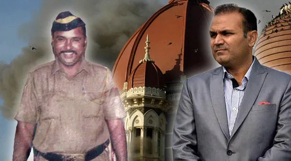 Virender Sehwag remembering Tukaram Omble on 11th anniversary of mumbai terror attack