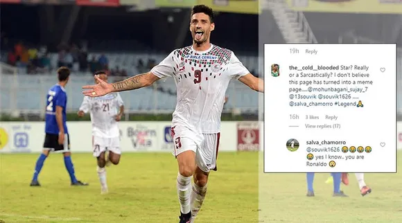 Salva Chamorroin war of words with Mohun Bagan fans