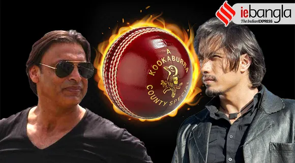 Shoaib Akhtar was back on the cricket field as he decided to bowl a toe-crushing yorker to highly popular actor Ali Zafar.