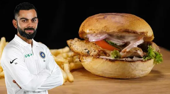 Virat Kohli Rewarded Himself with  Chicken burger, chocolate shake after 235 vs England