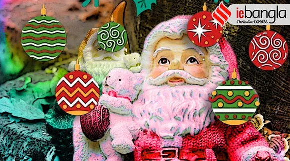 why santa claus wears red