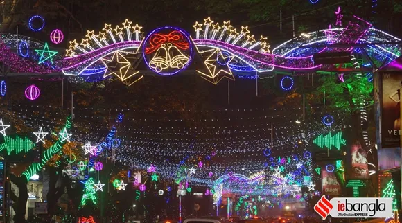 kolkata park street christmas