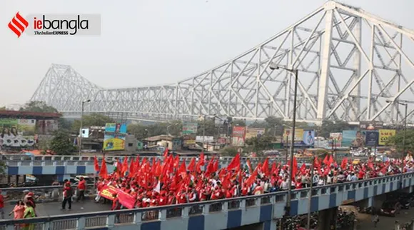 long march, লং মার্চ, লং মার্চের খবর, কলকাতায় লং মার্চ, long march news, long march in kolkata, বাংলায় লং মার্চ, পশ্চিমবঙ্গে লং মার্চ, long march west bengal, west bengal long march, left, সিটু, বাম, কংগ্রেস, citu, left, congress, modi govt, মোদী সরকার, nrc, এনআরসি, ক্যাব, cab, পদযাত্রা, মিছিল