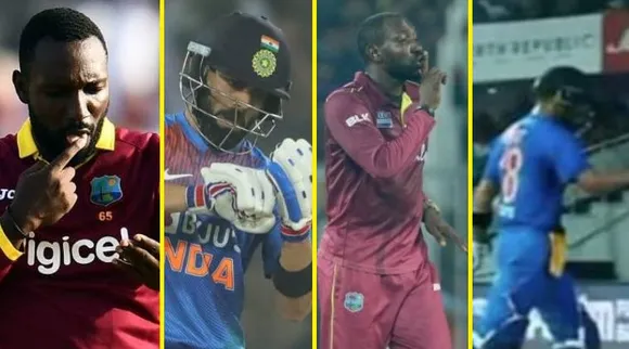 Kesrick Williams vs Virat Kohli
