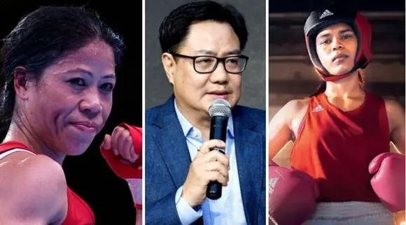 Sports Minister Kiren Rijiju Reacts To Mary Kom-Nikhat Zareen Controversy