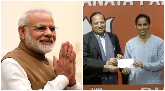 Narendra Modi Saina Nehwal