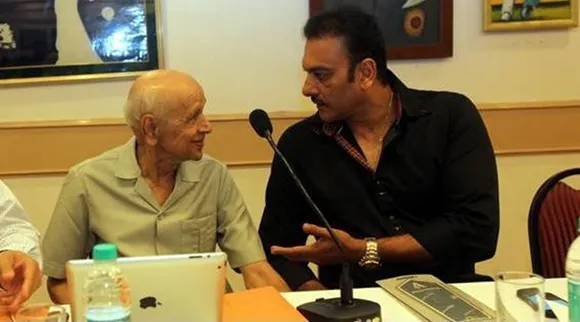 Ravi shastri with Bapu Nadkarni