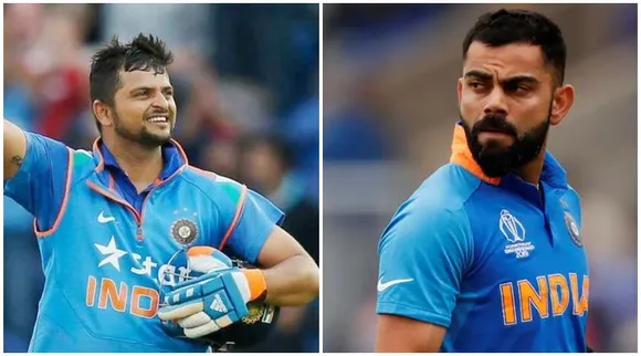 Virat Kohli and Suresh Raina