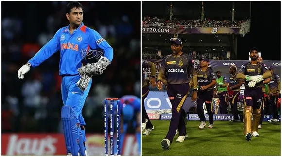 dhoni kkr