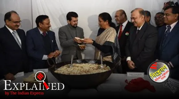 nirmala sitharaman halwa