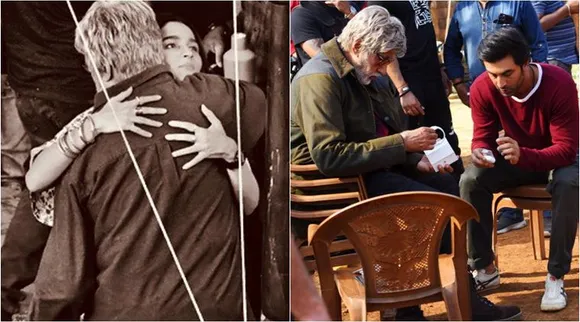 Amitabh Bachchan shared some photos from Brahmastra sets on his blog