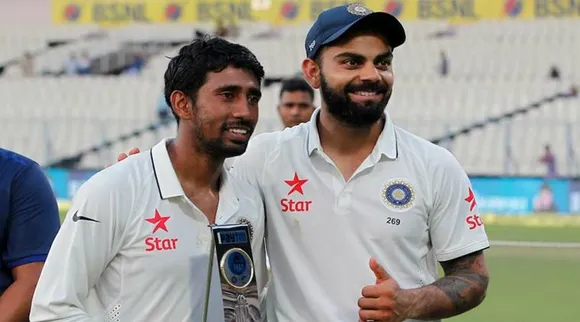Wriddhiman Saha Virat Kohli
