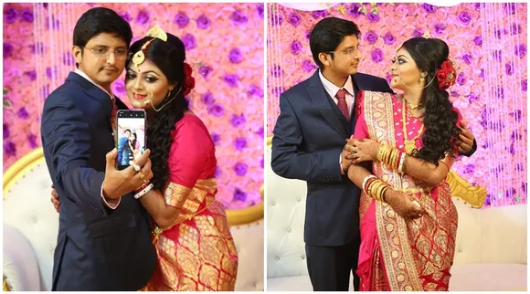 Love story of newly wed TV couple Paurabi Sengupta and Subhashis Mondal in pictures