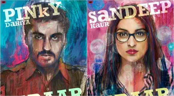 Arjun Kapoor and Parineeti Chopra in Sandeep Aur Pinky Faraar posters