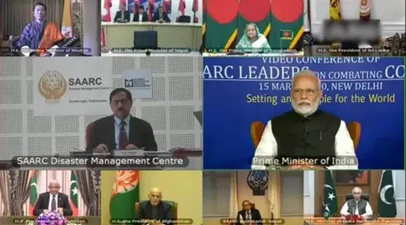 PM Modi addresses SAARC leaders