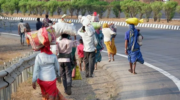 india migrant labour corona positive