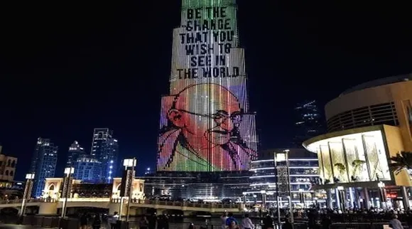 burj khalifa mahatma gandhi, মহাত্মা গান্ধী